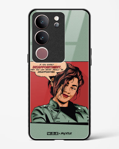 Zendaya Quote [WDE] Glass Case Phone Cover-(Vivo)