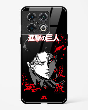 Attack on Titan Levi Dark Tempest Glass Case Phone Cover (OnePlus)