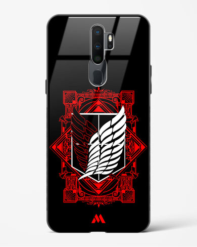 Attack on Titan Survey Corps Insignia Glass Case Phone Cover (Oppo)