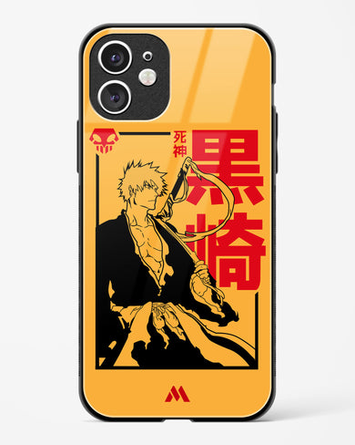 Bleach Ichigo Orange Shinigami Glass Case Phone Cover (Apple)