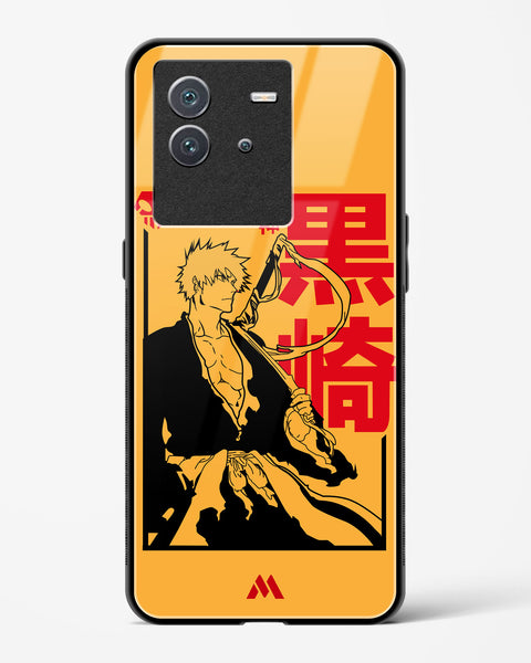 Bleach Ichigo Orange Shinigami Glass Case Phone Cover (Vivo)