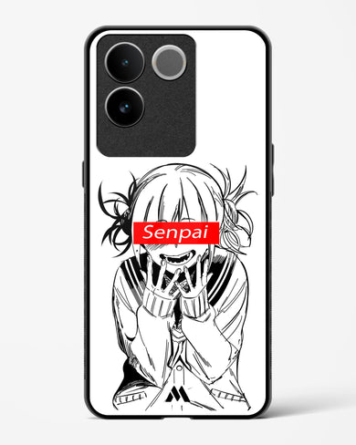 Supreme Senpai Glass Case Phone Cover-(Vivo)