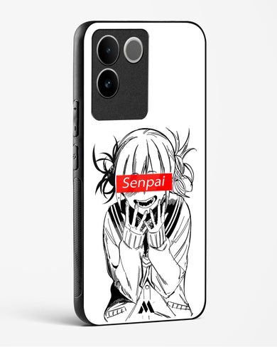 Supreme Senpai Glass Case Phone Cover-(Vivo)