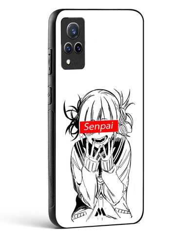 Supreme Senpai Glass Case Phone Cover-(Vivo)