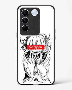 Supreme Senpai Glass Case Phone Cover-(Vivo)