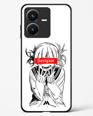 Supreme Senpai Glass Case Phone Cover-(Vivo)