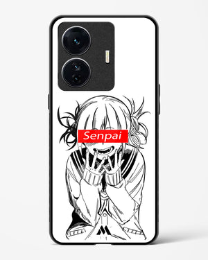 Supreme Senpai Glass Case Phone Cover-(Vivo)