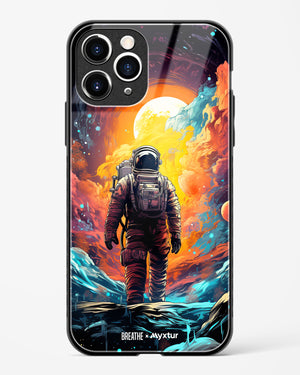 Technicolor Space Adventure [BREATHE] Glass Case Phone Cover (Apple)