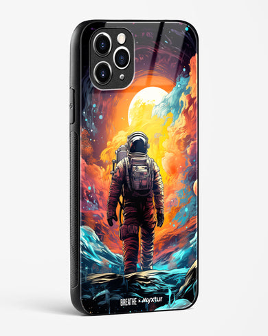 Technicolor Space Adventure [BREATHE] Glass Case Phone Cover (Apple)
