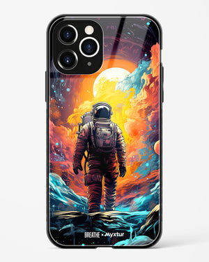 Technicolor Space Adventure [BREATHE] Glass Case Phone Cover-(Apple)