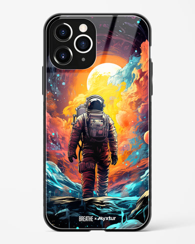 Technicolor Space Adventure [BREATHE] Glass Case Phone Cover (Apple)