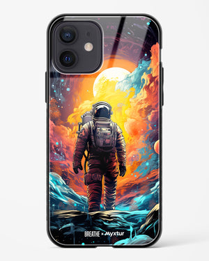 Technicolor Space Adventure [BREATHE] Glass Case Phone Cover (Apple)
