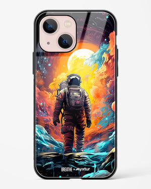 Technicolor Space Adventure [BREATHE] Glass Case Phone Cover (Apple)