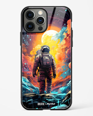 Technicolor Space Adventure [BREATHE] Glass Case Phone Cover (Apple)