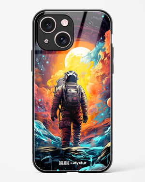 Technicolor Space Adventure [BREATHE] Glass Case Phone Cover (Apple)