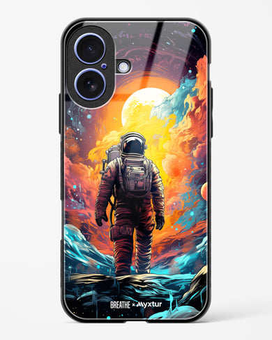 Technicolor Space Adventure [BREATHE] Glass Case Phone Cover (Apple)