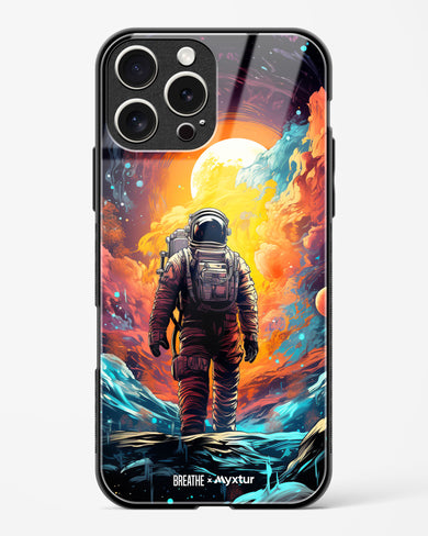 Technicolor Space Adventure [BREATHE] Glass Case Phone Cover (Apple)
