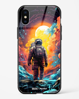 Technicolor Space Adventure [BREATHE] Glass Case Phone Cover (Apple)