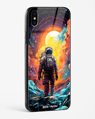Technicolor Space Adventure [BREATHE] Glass Case Phone Cover (Apple)