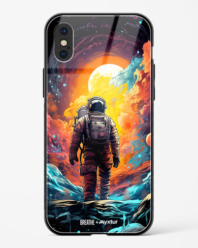 Technicolor Space Adventure [BREATHE] Glass Case Phone Cover (Apple)