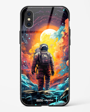 Technicolor Space Adventure [BREATHE] Glass Case Phone Cover (Apple)
