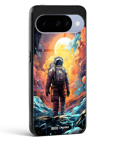Technicolor Space Adventure [BREATHE] Glass Case Phone Cover (Google)