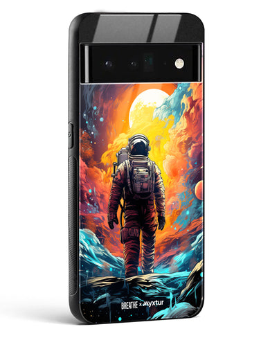 Technicolor Space Adventure [BREATHE] Glass Case Phone Cover (Google)