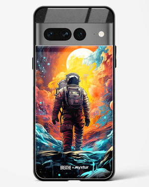 Technicolor Space Adventure [BREATHE] Glass Case Phone Cover (Google)