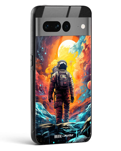 Technicolor Space Adventure [BREATHE] Glass Case Phone Cover (Google)