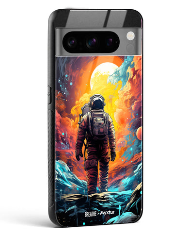 Technicolor Space Adventure [BREATHE] Glass Case Phone Cover (Google)