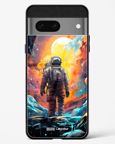 Technicolor Space Adventure [BREATHE] Glass Case Phone Cover (Google)