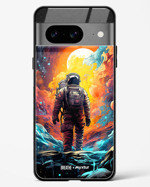 Technicolor Space Adventure [BREATHE] Glass Case Phone Cover (Google)
