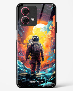 Technicolor Space Adventure [BREATHE] Glass Case Phone Cover (Motorola)