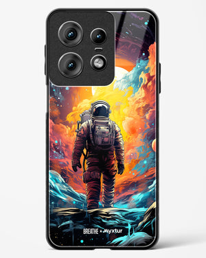 Technicolor Space Adventure [BREATHE] Glass Case Phone Cover (Motorola)