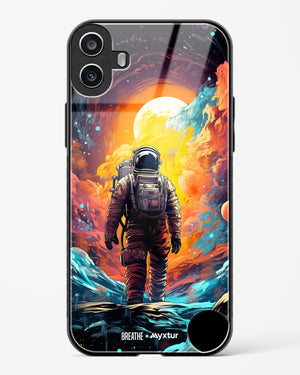 Technicolor Space Adventure [BREATHE] Glass Case Phone Cover (Nothing)