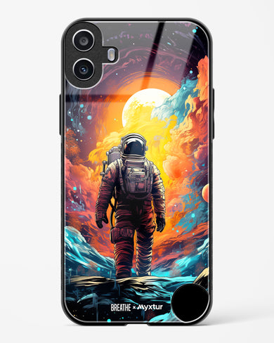 Technicolor Space Adventure [BREATHE] Glass Case Phone Cover (Nothing)