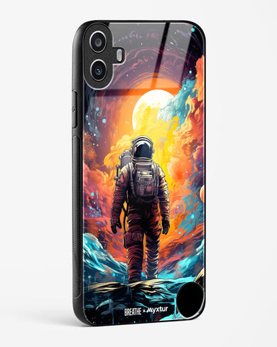 Technicolor Space Adventure [BREATHE] Glass Case Phone Cover (Nothing)