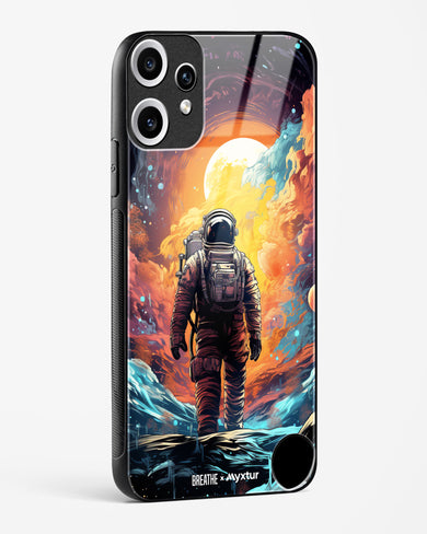 Technicolor Space Adventure [BREATHE] Glass Case Phone Cover (Nothing)