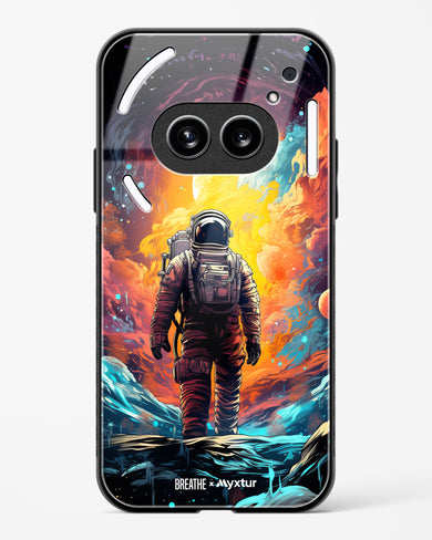 Technicolor Space Adventure [BREATHE] Glass Case Phone Cover (Nothing)