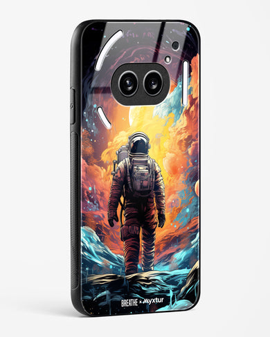 Technicolor Space Adventure [BREATHE] Glass Case Phone Cover (Nothing)