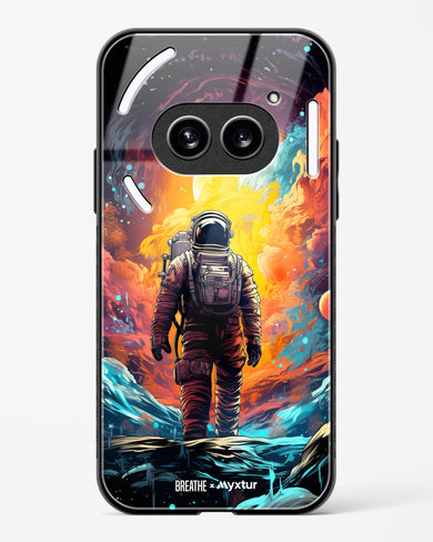 Technicolor Space Adventure [BREATHE] Glass Case Phone Cover (Nothing)