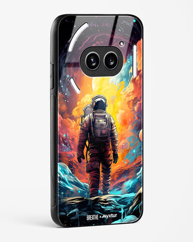 Technicolor Space Adventure [BREATHE] Glass Case Phone Cover (Nothing)