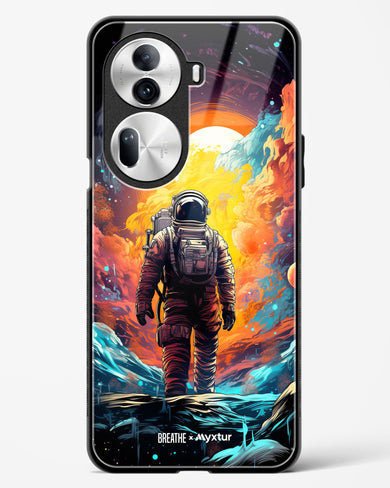 Technicolor Space Adventure [BREATHE] Glass Case Phone Cover (Oppo)