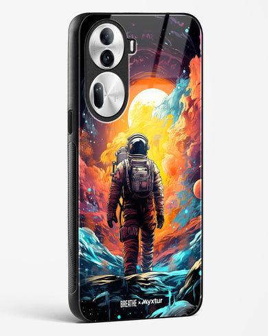 Technicolor Space Adventure [BREATHE] Glass Case Phone Cover (Oppo)