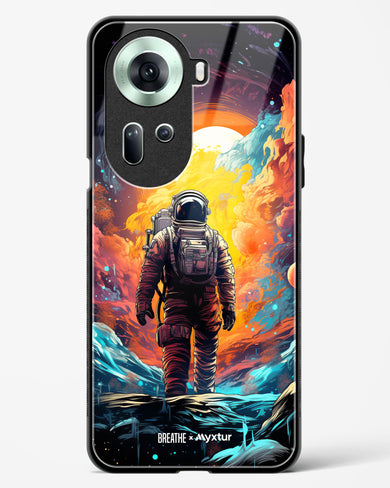 Technicolor Space Adventure [BREATHE] Glass Case Phone Cover (Oppo)