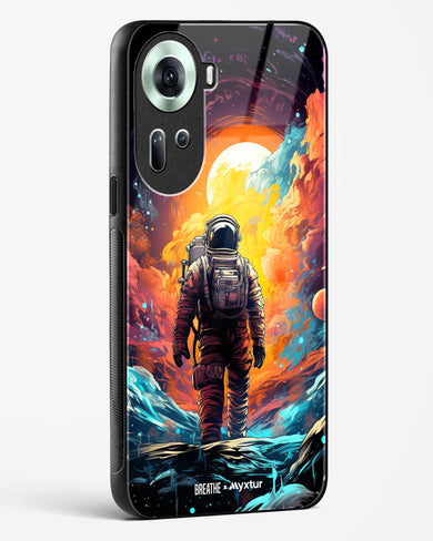 Technicolor Space Adventure [BREATHE] Glass Case Phone Cover (Oppo)
