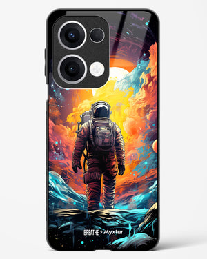 Technicolor Space Adventure [BREATHE] Glass Case Phone Cover (Oppo)