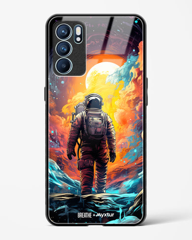 Technicolor Space Adventure [BREATHE] Glass Case Phone Cover (Oppo)