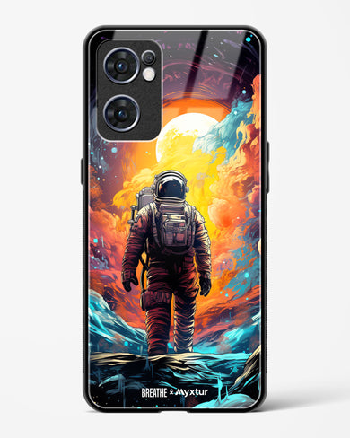 Technicolor Space Adventure [BREATHE] Glass Case Phone Cover (Oppo)