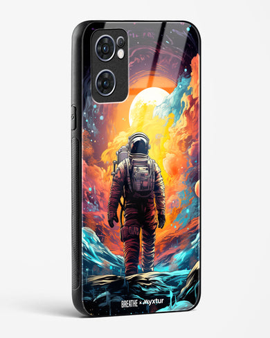 Technicolor Space Adventure [BREATHE] Glass Case Phone Cover (Oppo)